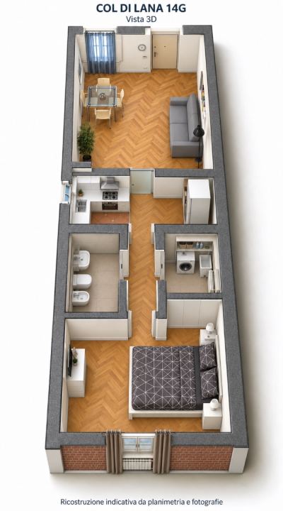 Bilocale — Affitto — Viale Col di Lana — Bocconi, Sarfatti, Crema — Milano